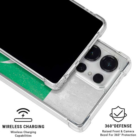 Pakistan Flag Distressed Galaxy S25 Ultra Clear Case